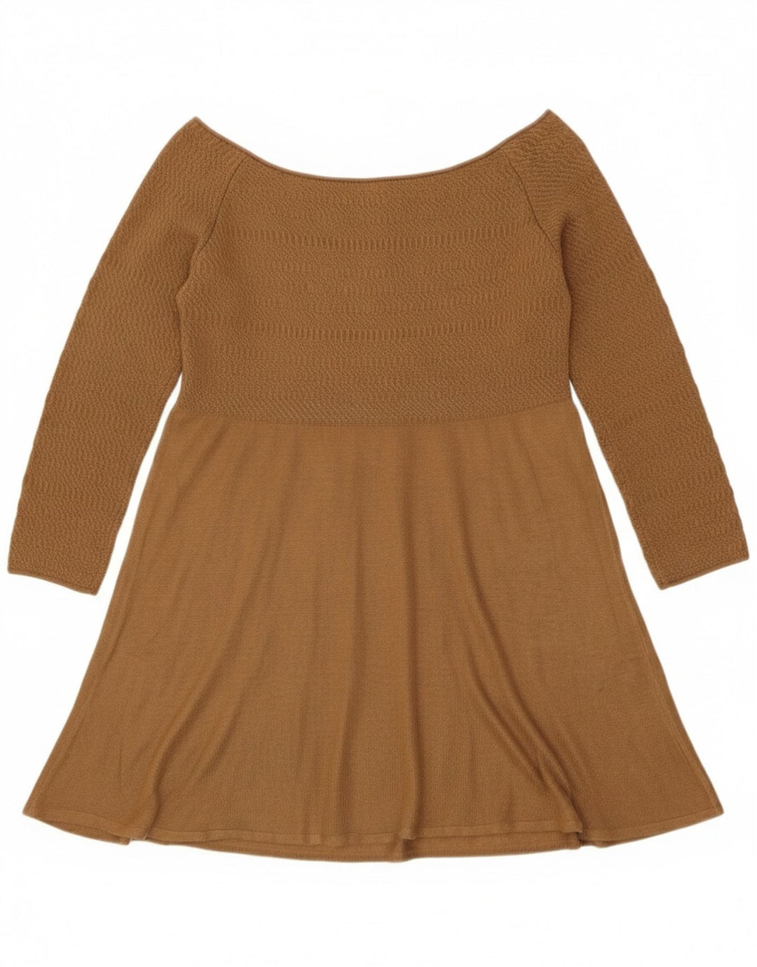 Schulterfreies Top für Damen von Zara, UK 12, Mittelbraun