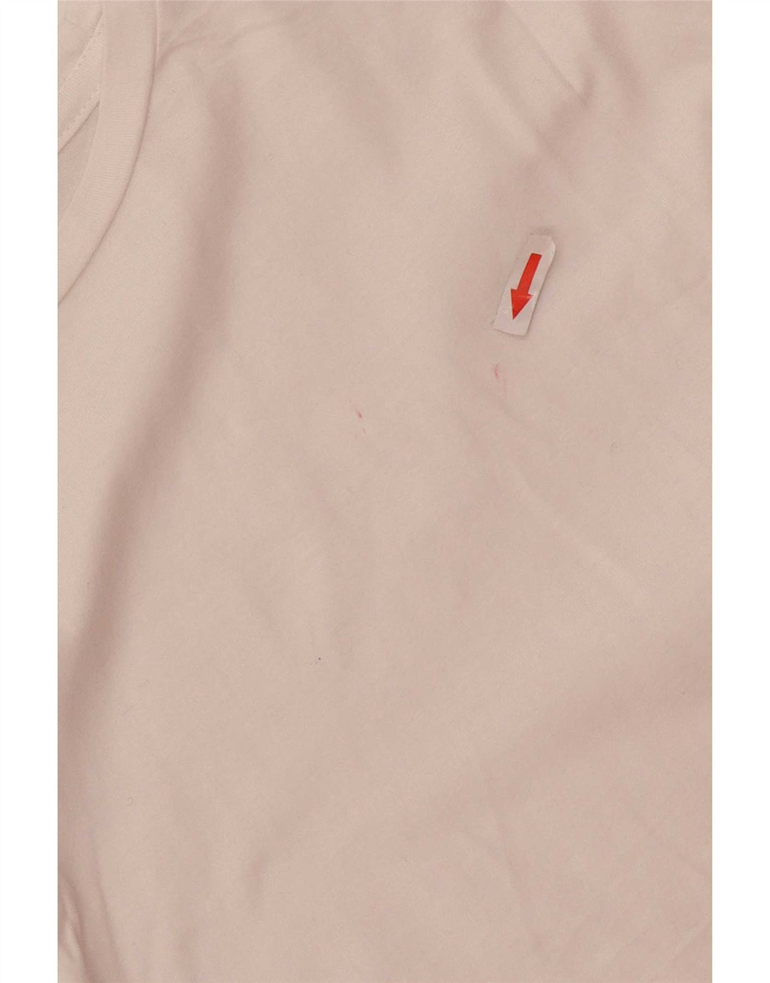 Zara Damen Crop T-Shirt Top UK 14 Mittelweiße Baumwolle