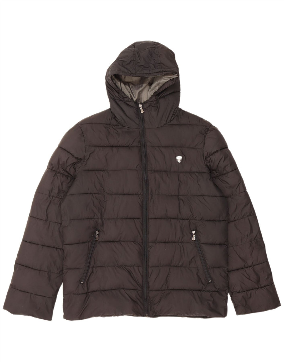 Lotto Herren-Jacke mit Kapuze, gepolstert, UK 44, 2XL, Schwarz, Polyester