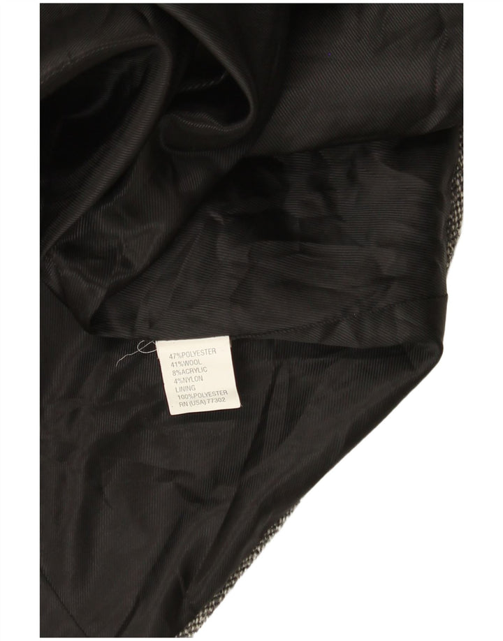 Zweireihiger Damenmantel von Zara, Größe S, Grau, Polyester