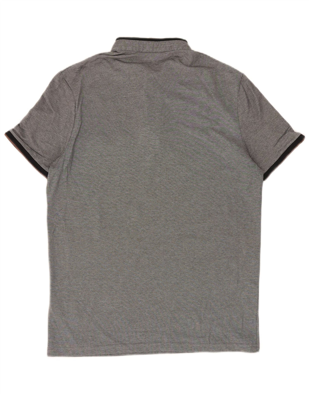 Jules Herren-Poloshirt aus mittelgrauer Baumwolle