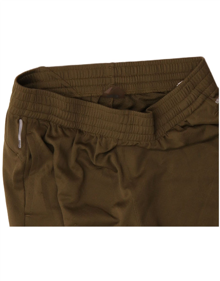 PUMA Herren-Bermuda-Sportshorts, groß, Khaki, Polyester