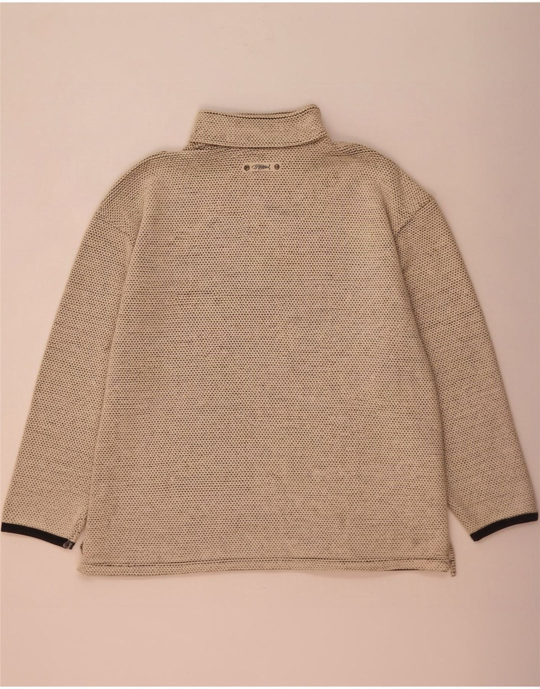 Weird Fish Herren-Sweatshirt mit Reißverschluss, XL, Beige, Baumwolle