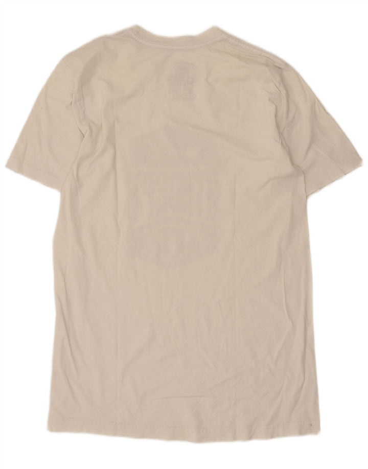 Nike Herren Standard Fit Graphic T-Shirt Top UK 38/40 Mittelweiß