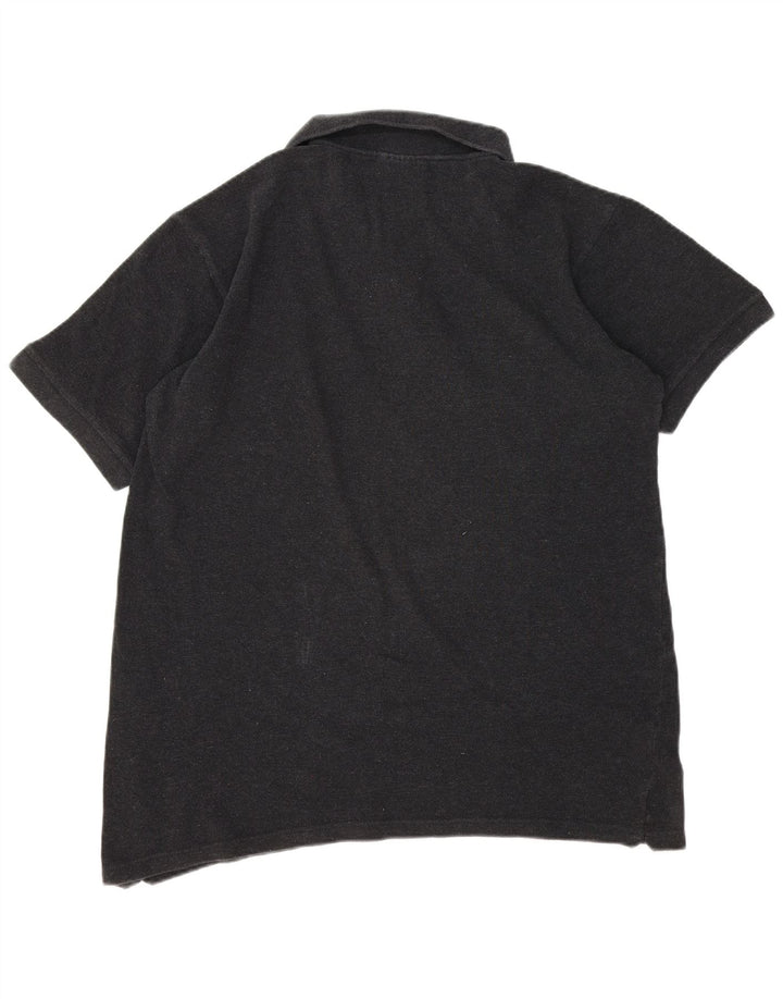 Reebok Herren-Poloshirt, große graue Baumwolle