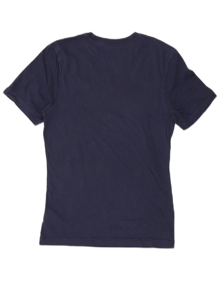 Nike Herren T-Shirt Top XS Marineblau Baumwolle