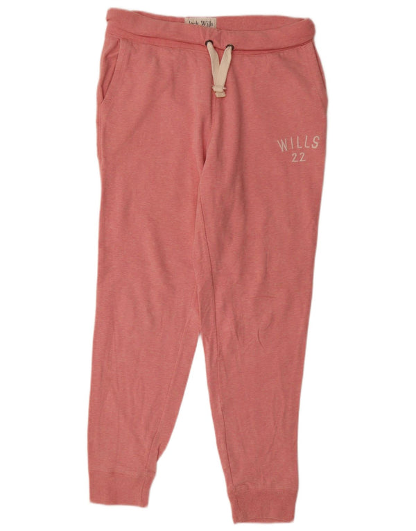 Jack Wills Damen-Trainingshose, Jogginghose, UK 12, mittelrosa gefleckt