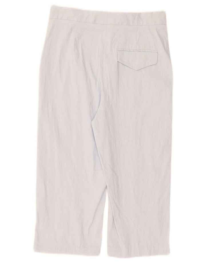 Zara Damen Capri-Hose, Größe S, W26, L17, Blau