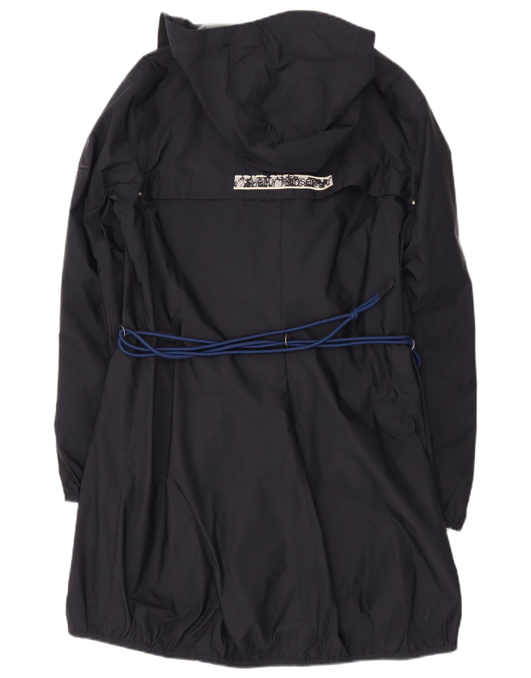Helly Hansen Damen-Regenmantel mit Kapuze, UK 16, Größe L, Schwarz, Polyester