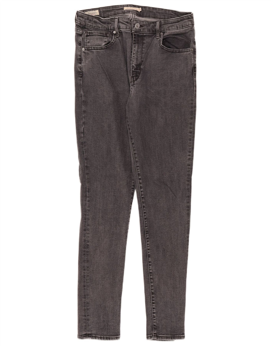 Levi's Damen 721 High Rise Skinny Jeans W32 L30 Grau