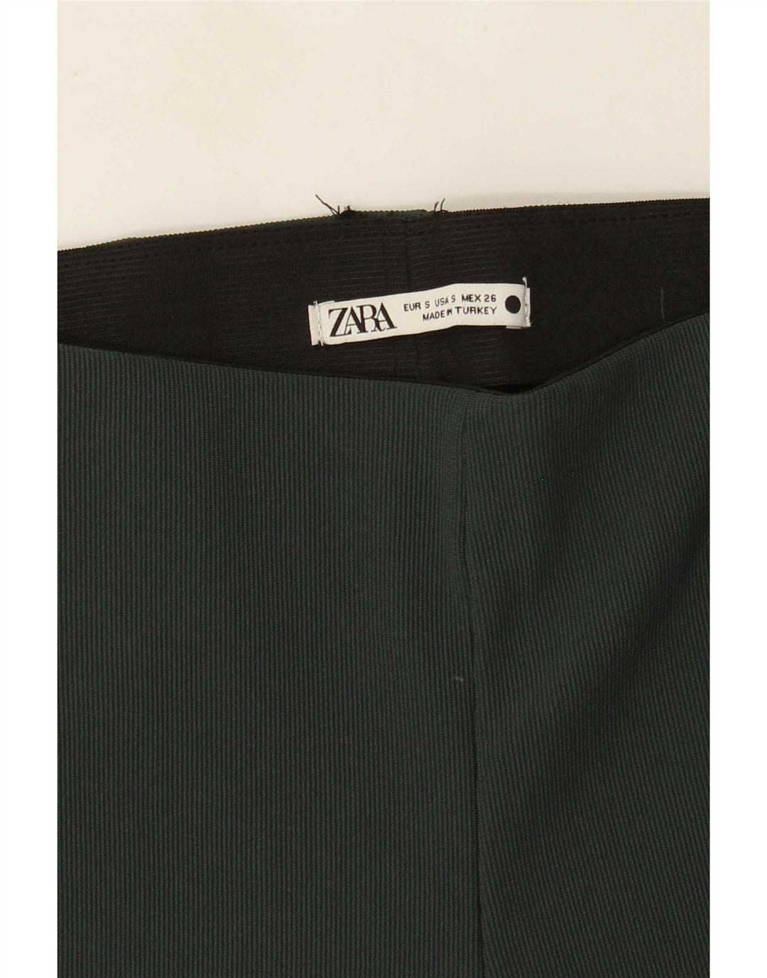 Zara Damen Flare Leggings UK 8 Small Grün