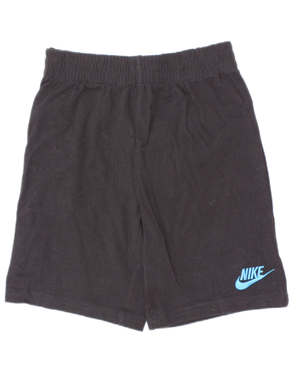Nike Sportshorts für Jungen, mittelgroß, aus schwarzer Baumwolle, 5–6 Jahre