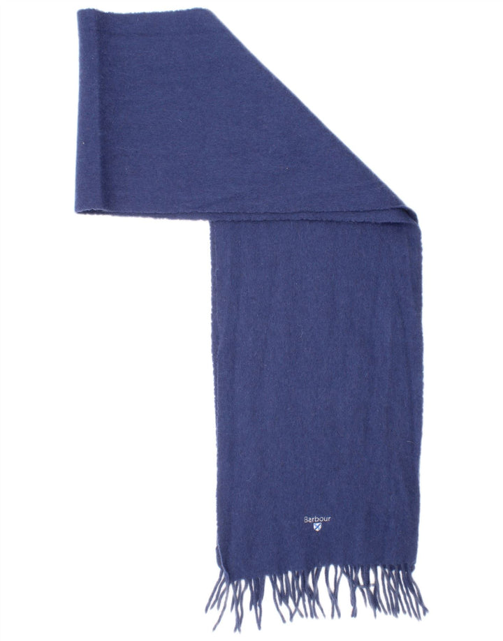 Barbour Herren-Rechteckschal, Einheitsgröße, blaue Wolle