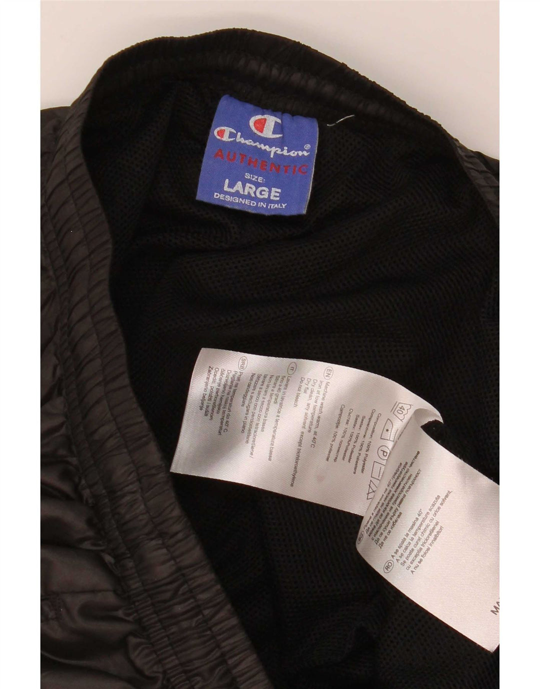 Champion Damen-Trainingshose, Jogginghose, Größe 40, Größe L, Schwarz, Polyester