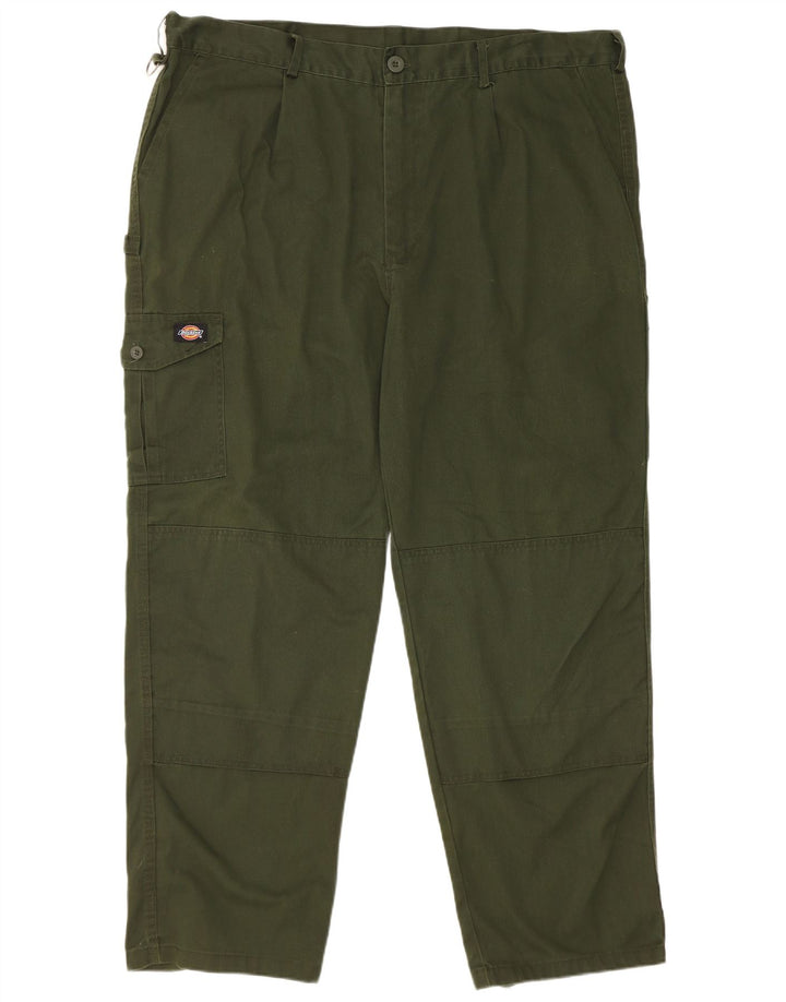 Dickies Herren Tapered Cargohose W44 L30 Grün Polyester