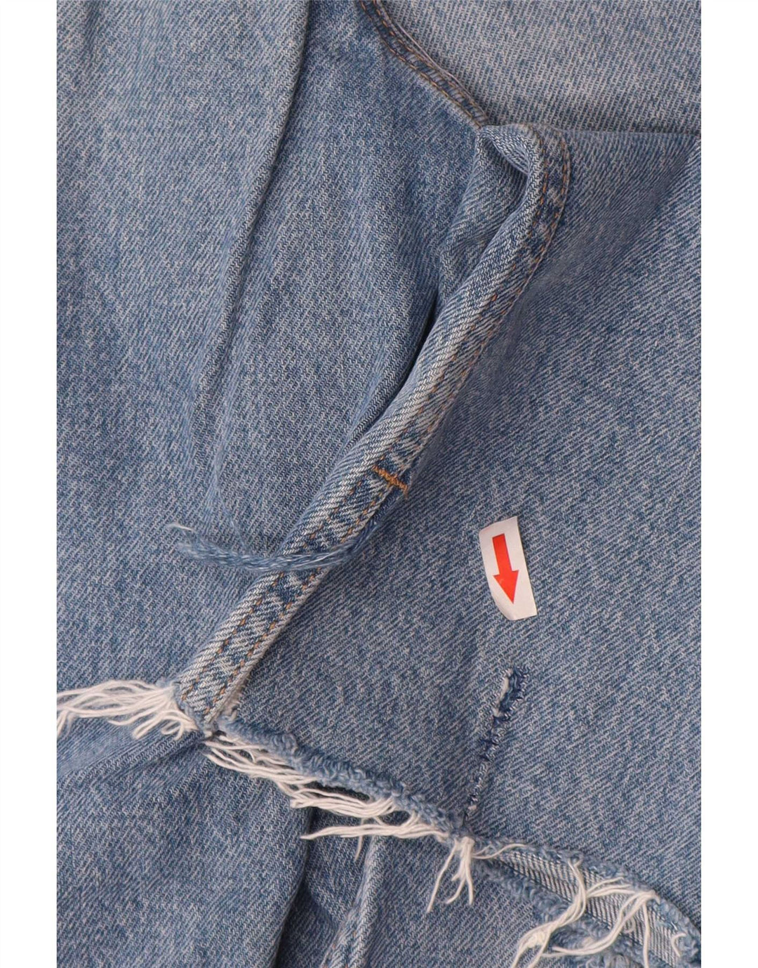 Zara Damen Distressed Bootcut Jeans EU 36 XS W26 L30 Blaue Baumwolle