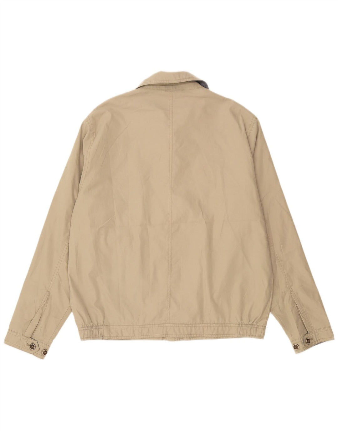 Marks & Spencer Herren Bomberjacke UK 40 Large Beige Polyester