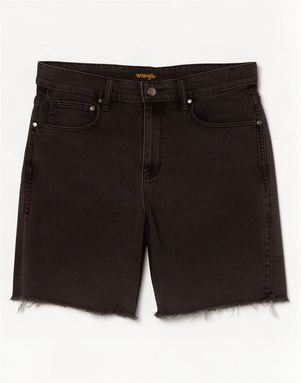 Wrangler Mens Denim Shorts W34 Large Black