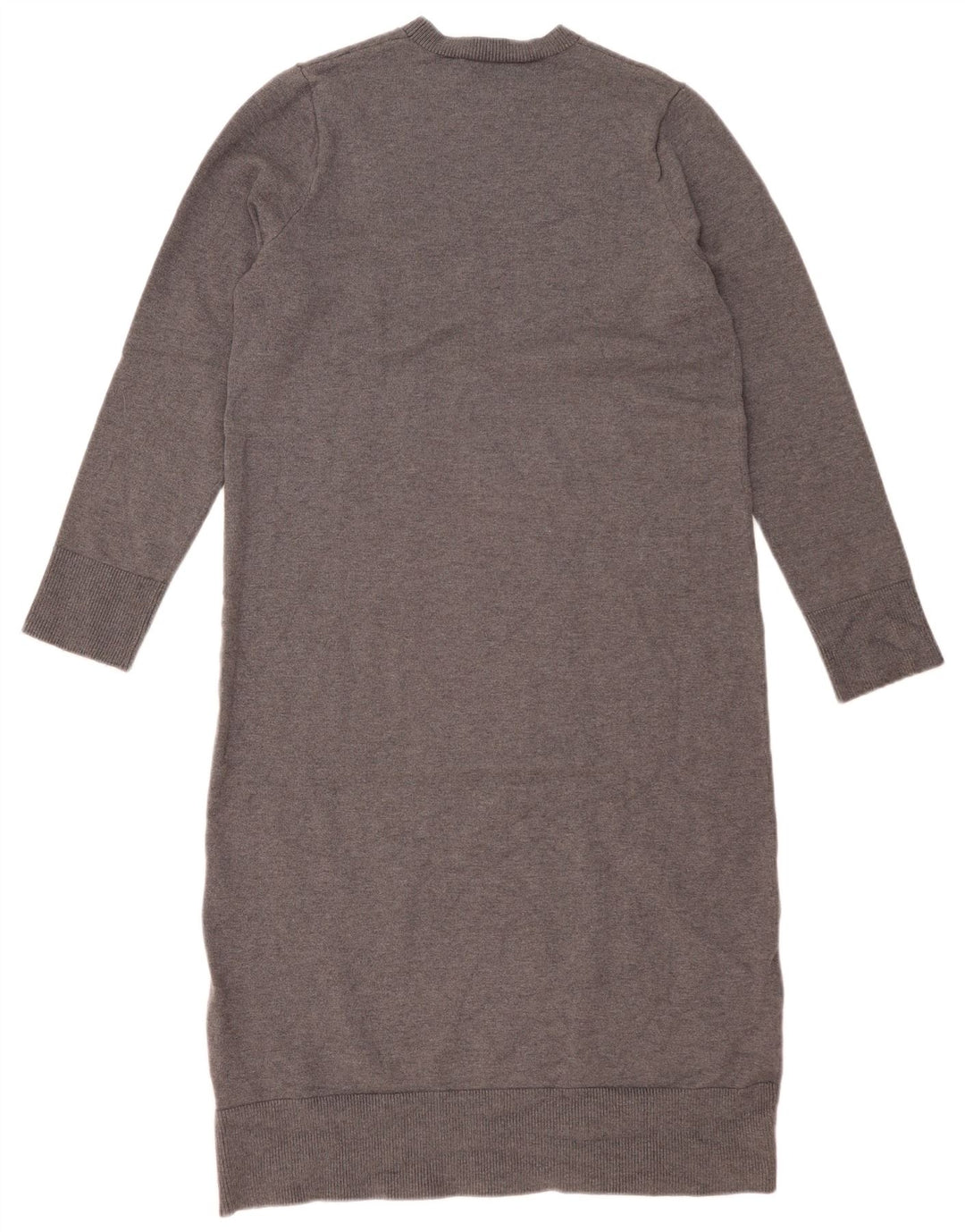 ZARA Damen Pulloverkleid UK 14 Große graue Viskose
