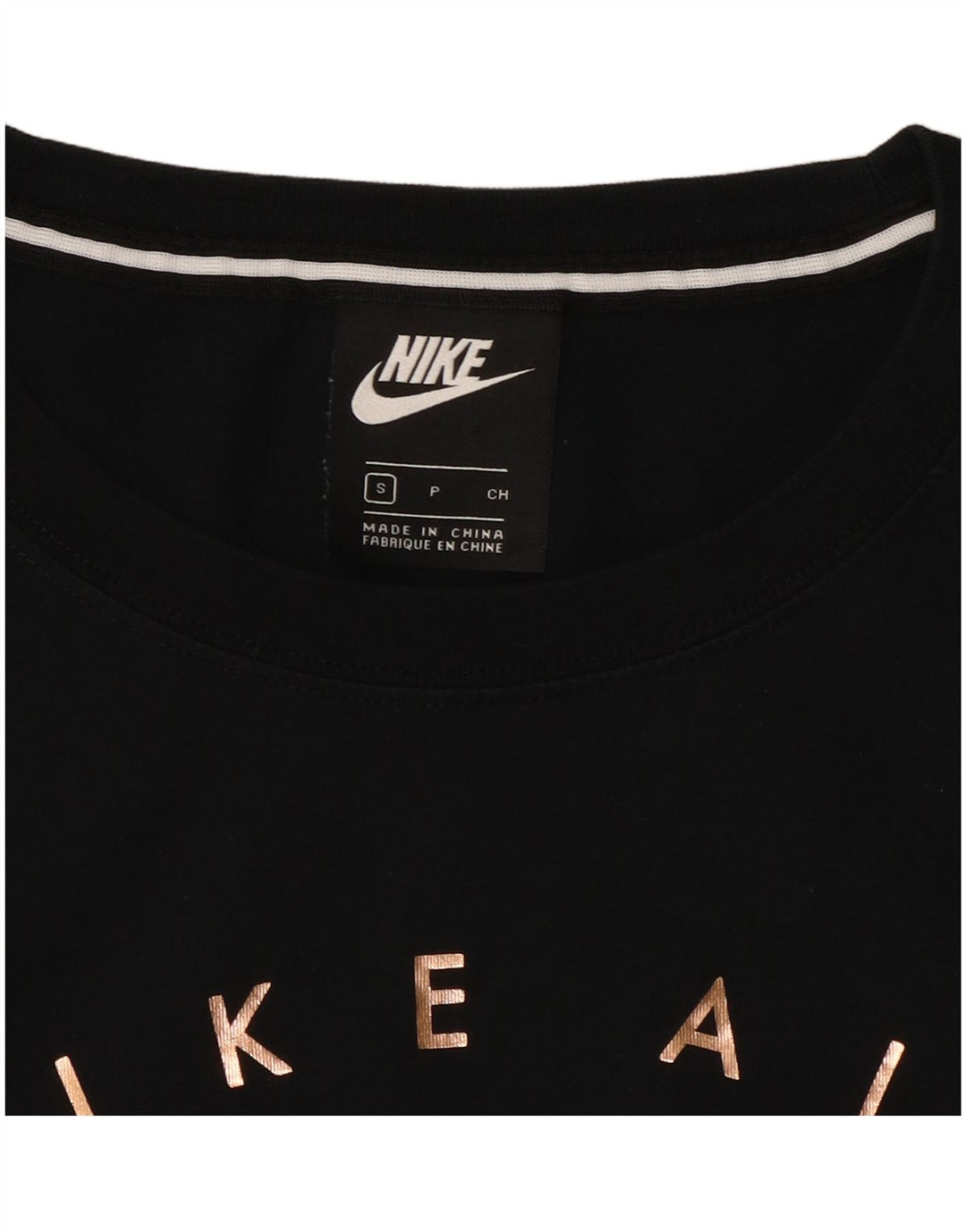 Nike Herren Air Graphic T-Shirt Top Small Schwarz