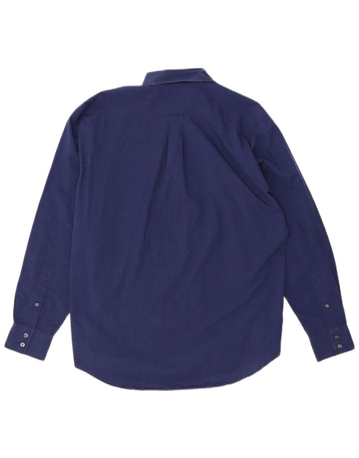 Yves Saint Laurent Herrenhemd Große Marineblaue Baumwolle