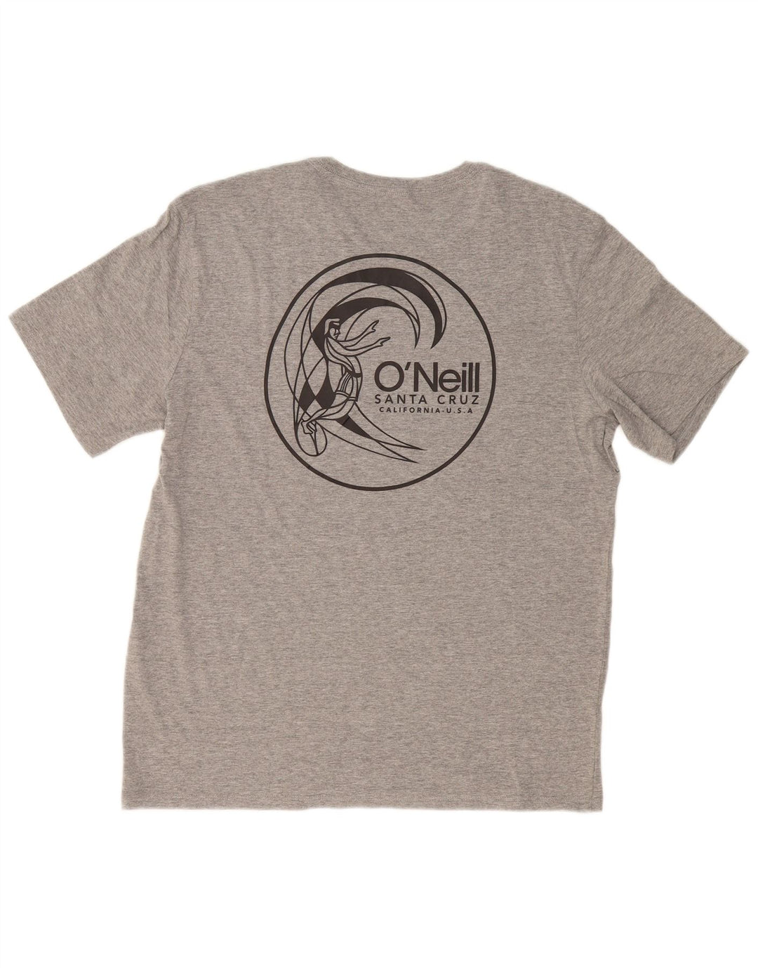 O'NEILL Herren Santa Cruz Regular Fit Graphic T-Shirt Top XL Grau meliert