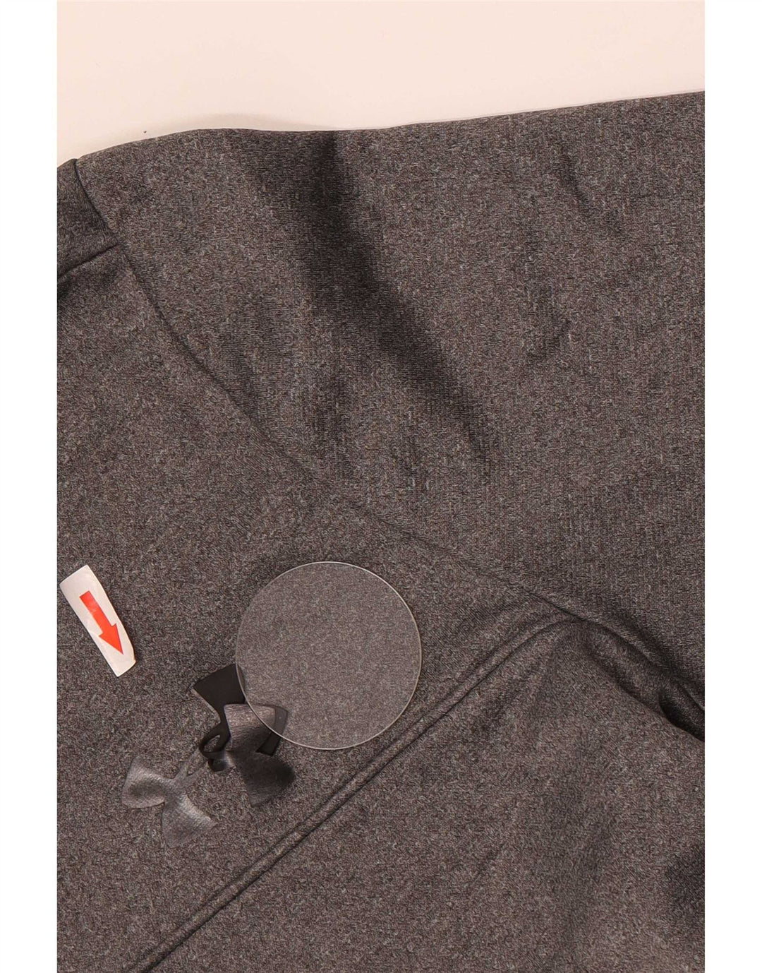 Under Armour Herren Cold Gear Pullover-Trainingsanzugoberteil mit Reißverschluss, Größe S, Grau