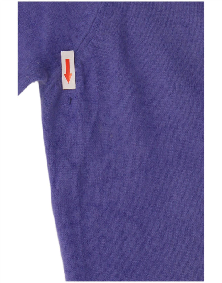 Marks & Spencer Damen Autograph Pullover mit V-Ausschnitt, UK 12, Mittelviolett