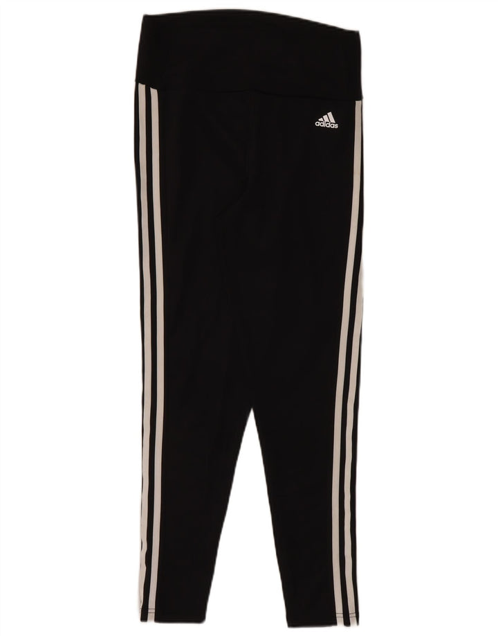 Adidas Damen Aeroready Leggings UK 12/14 Medium Schwarz