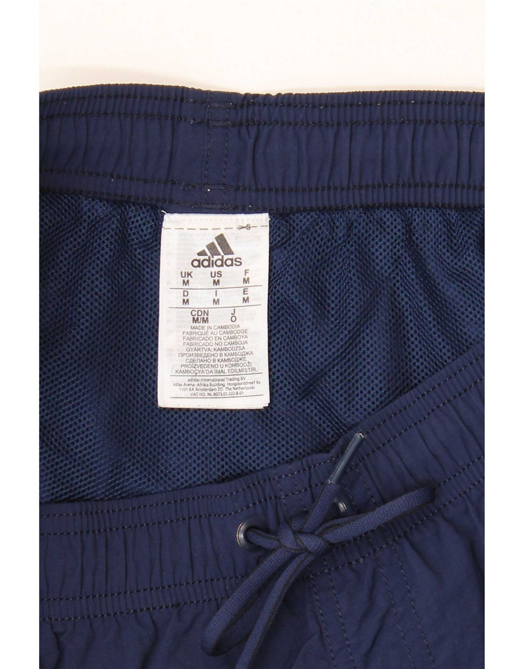 Adidas Herren Sportshorts Medium Marineblau Nylon