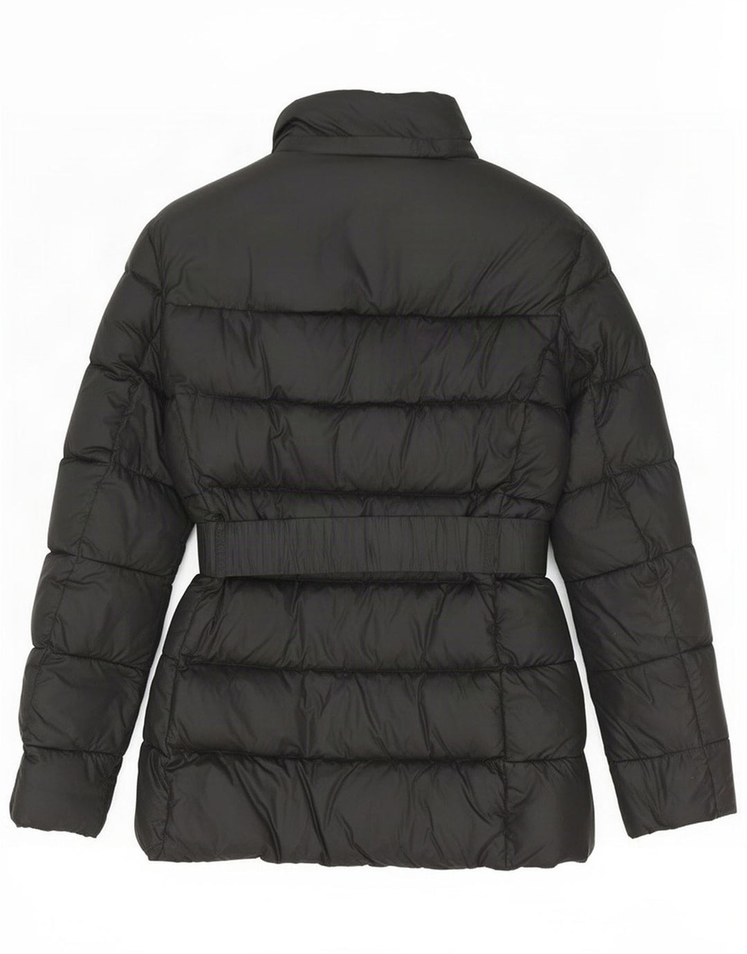 Zara Damen Wattierte Jacke UK 6 XS Schwarz Polyester