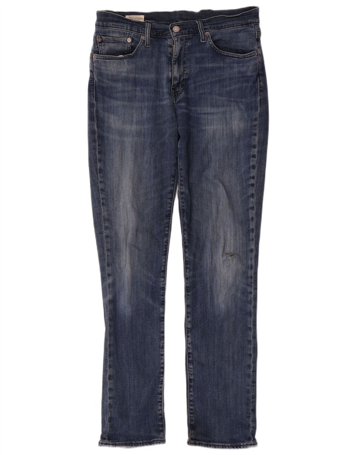 LEVI'S Herren 511 Slim Jeans W32 L32 Blaue Baumwolle