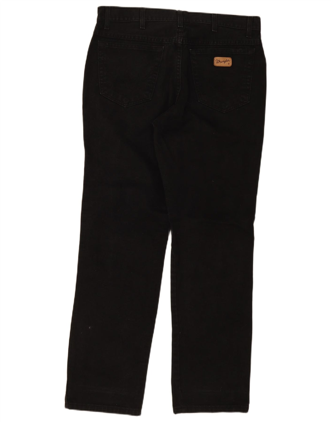 Wrangler Herren Texas Straight Jeans W36 L32 Schwarze Baumwolle
