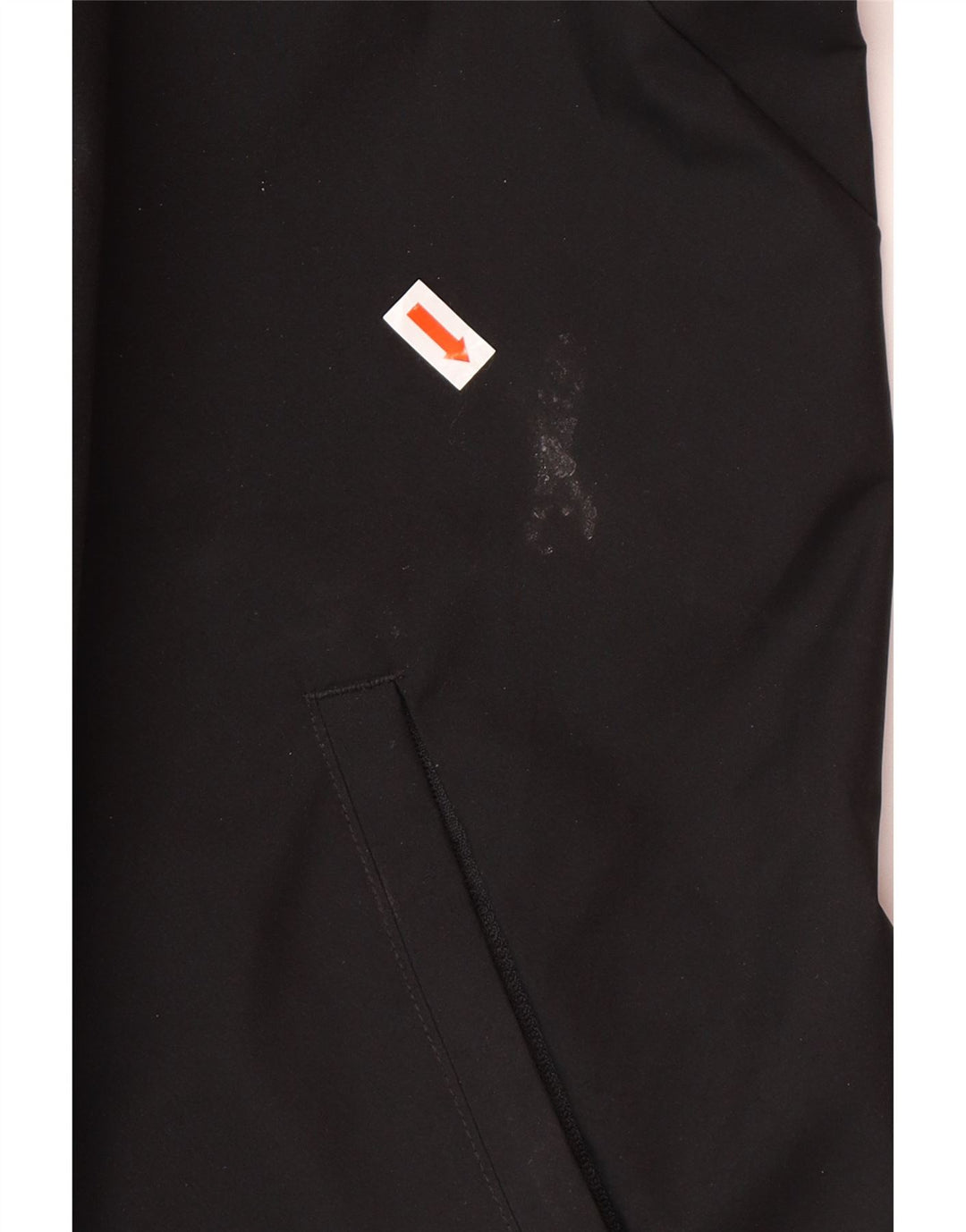 ADIDAS Herren Graphic Hooded Rain Jacket UK 46 3XL Schwarz Polyester