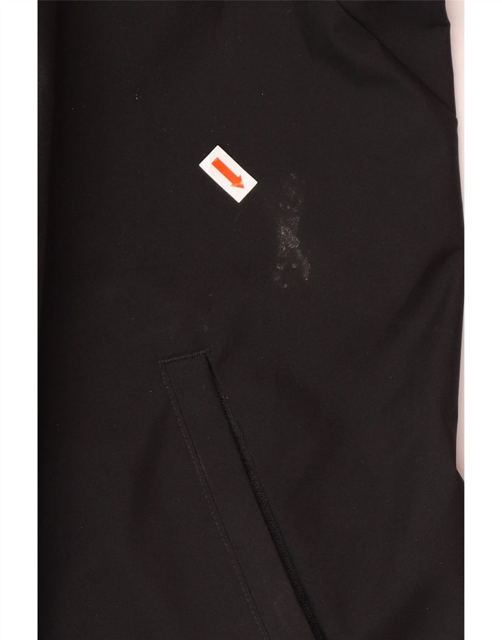 ADIDAS Herren Graphic Hooded Rain Jacket UK 46 3XL Schwarz Polyester