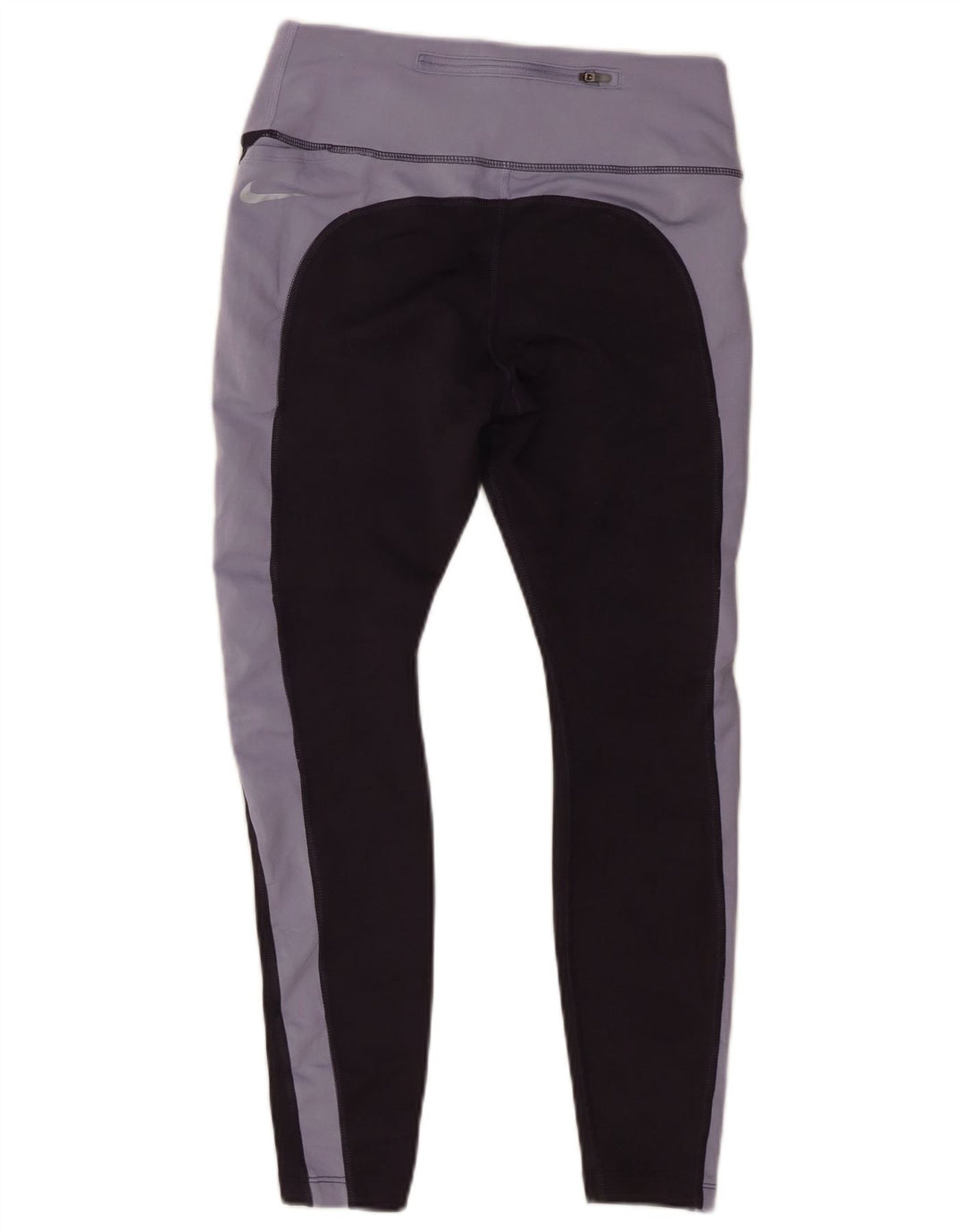 Nike Damen Dri Fit Leggings UK 14 Mittellila Farbblock