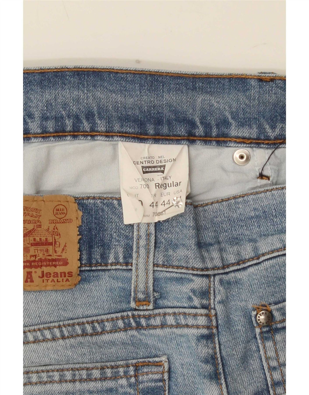 Carrera Herren 700 Regular Fit Straight Jeans IT 50 Large W34 L30 Blau