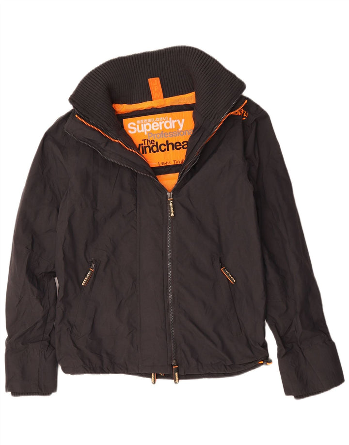 Superdry Herren The Windcheater Bomberjacke UK 36 Small Grau Polyester