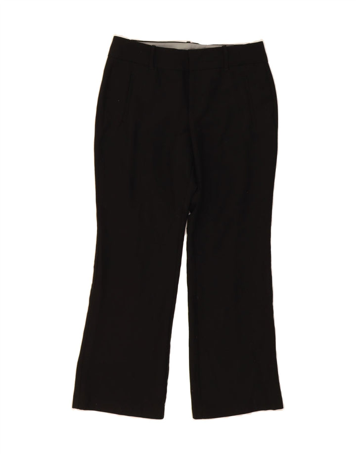DOCKERS Womens Bootcut Casual Trousers US 6 Medium W30 L27 Black Polyester Vintage Dockers and Second-Hand Dockers from Messina Hembry 