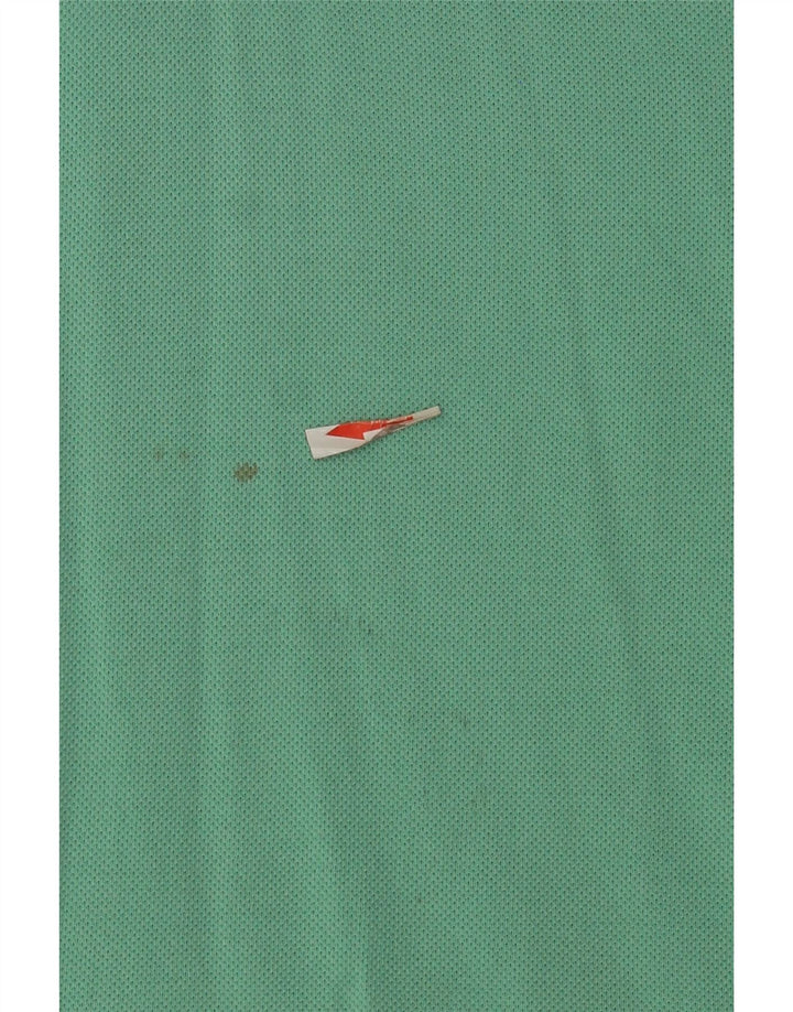 Lacoste Herren-Poloshirt, Größe 4, mittelgrüne Baumwolle