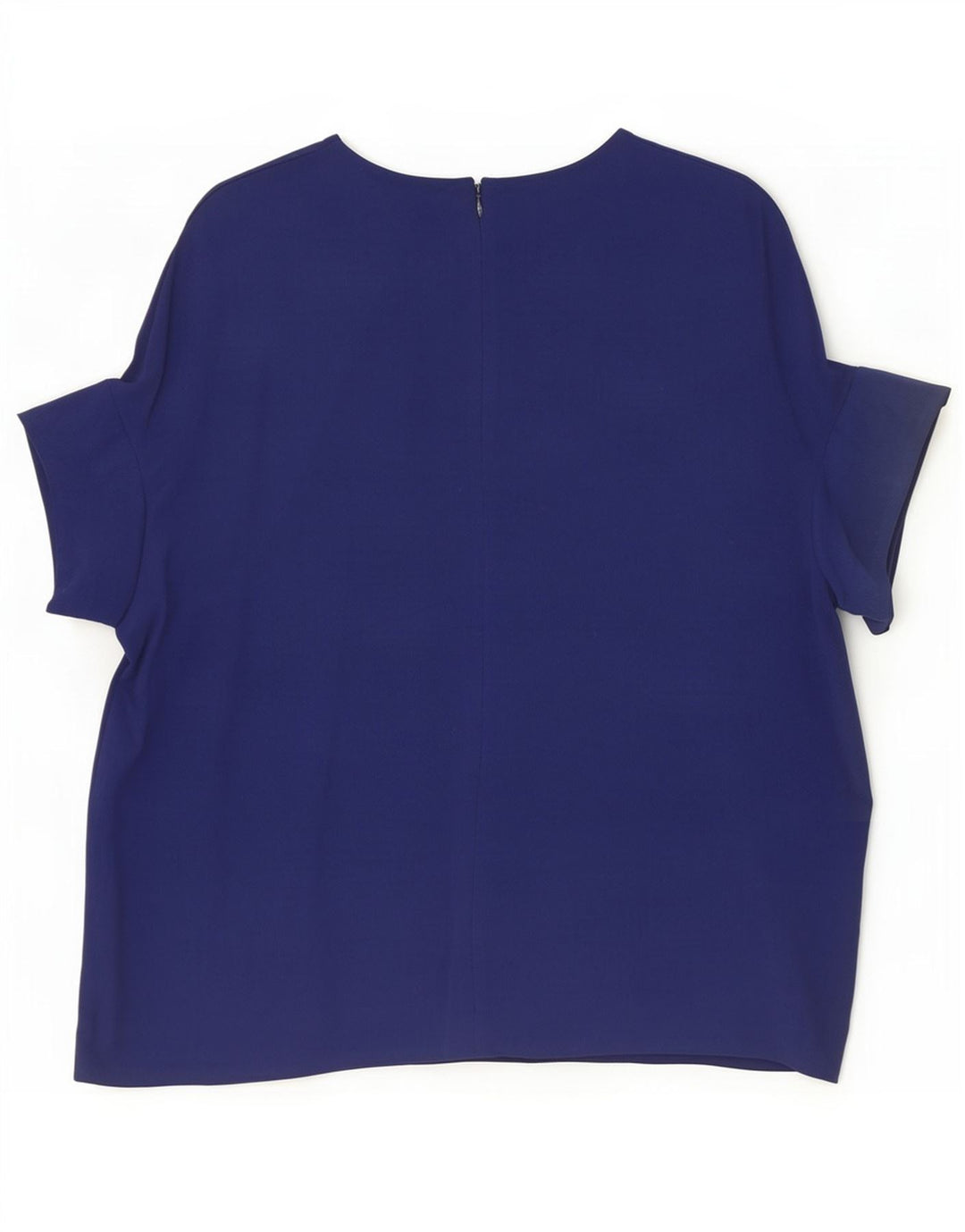 Cos Damen Bluse Top EU 40 Medium Marineblau Viskose