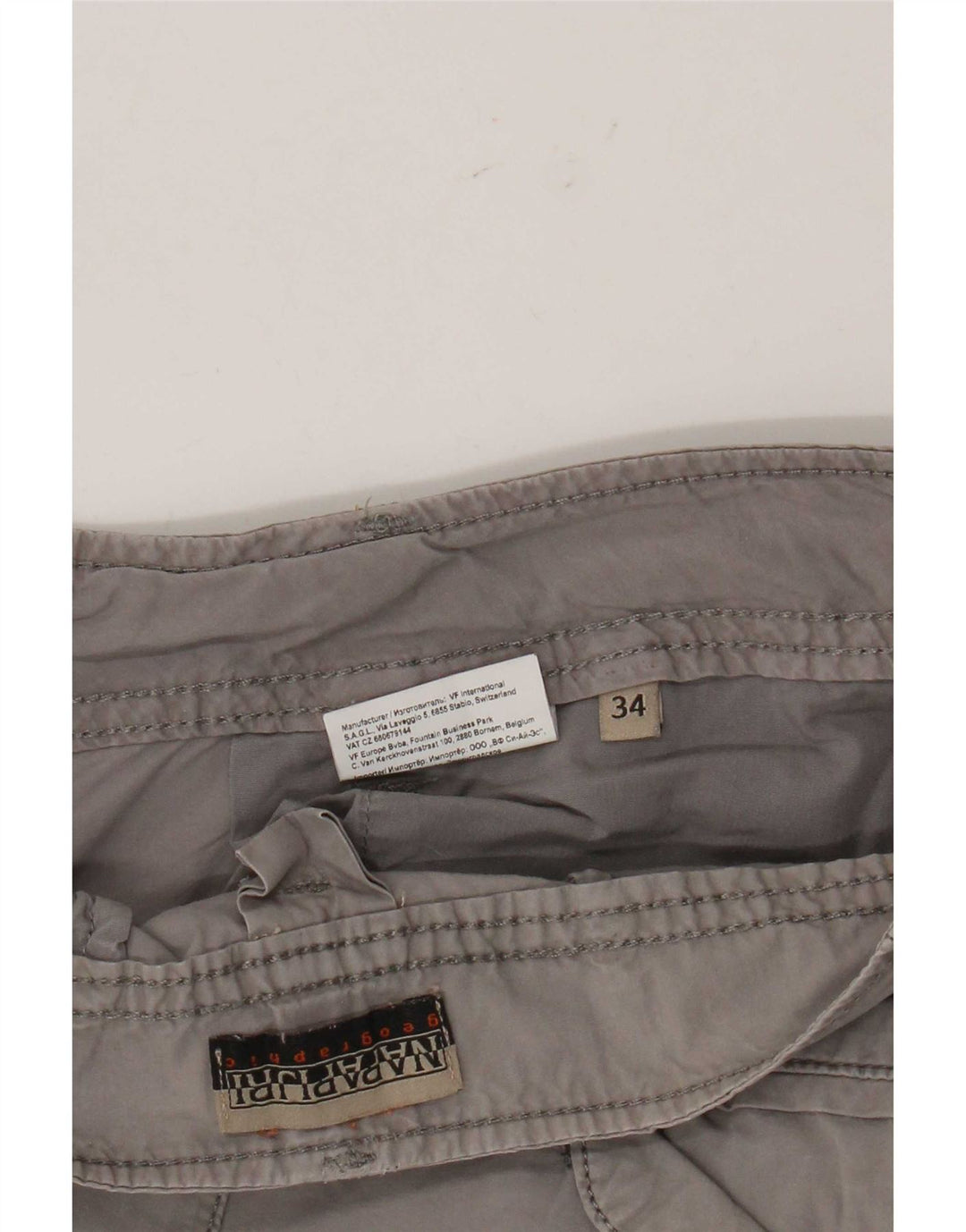 Napapijri Herren Cargoshorts W34 Large Grau