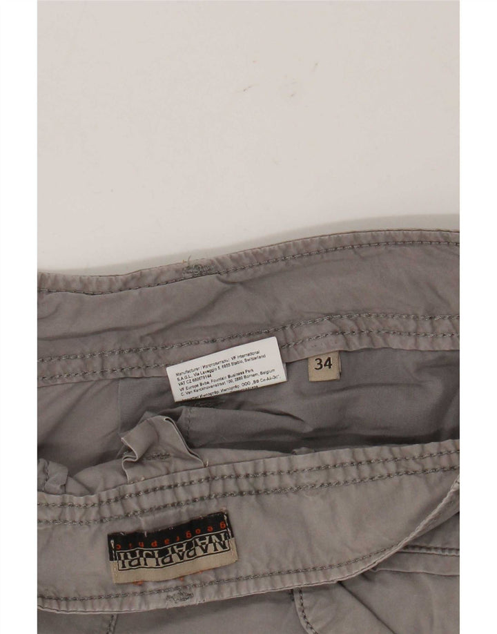 Napapijri Herren Cargoshorts W34 Large Grau