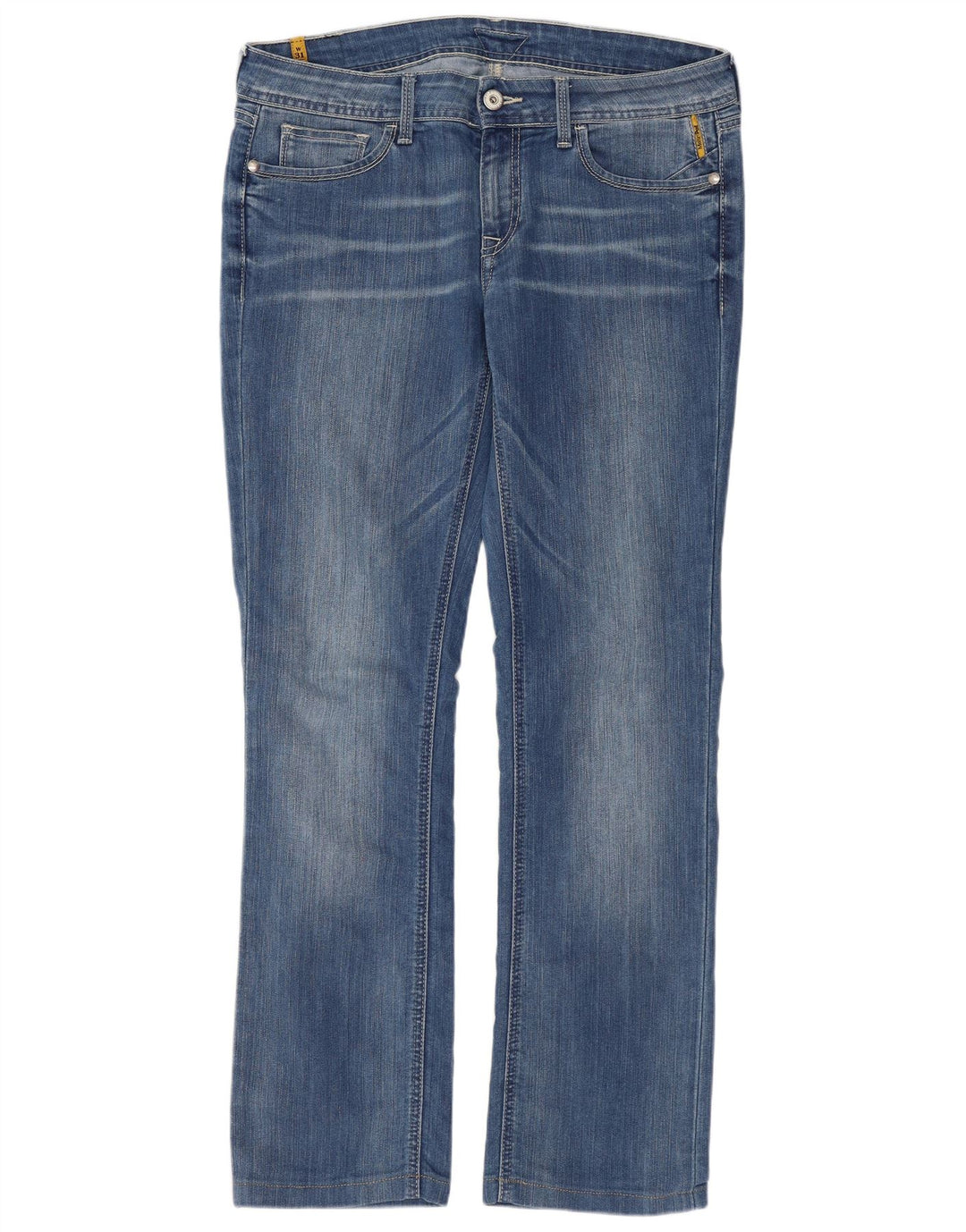 Meltin' Pot Damen Bootcut-Jeans W31 L29 Blaue Baumwolle