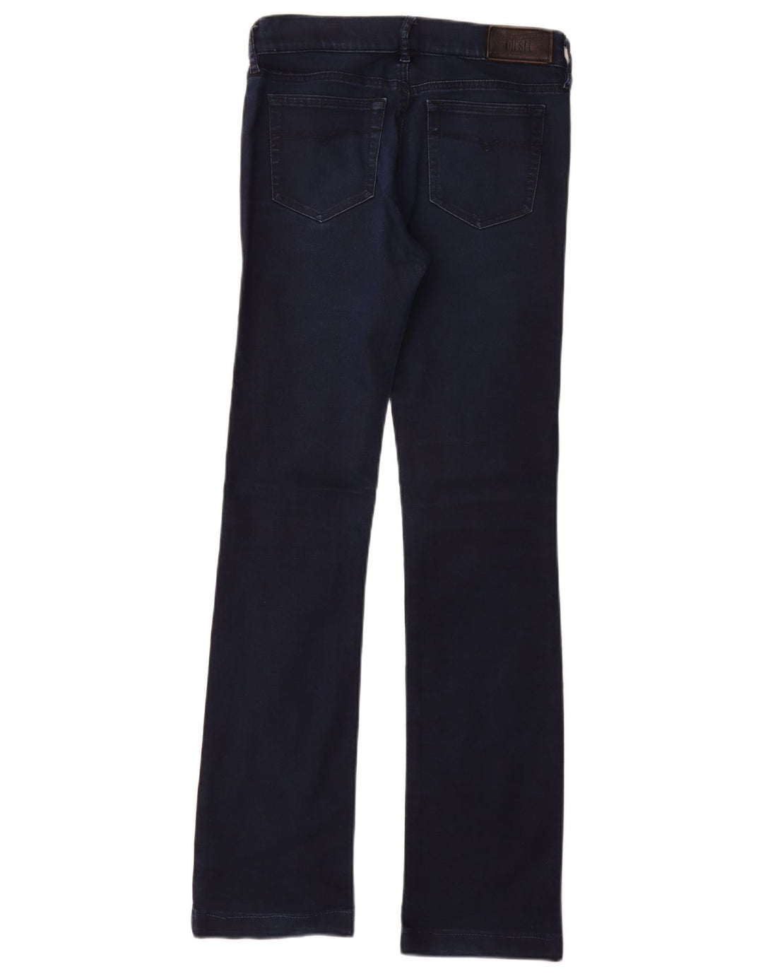 Diesel Damen Bootzee Regular Slim Bootcut Jeans W26 L34 Marineblaue Baumwolle