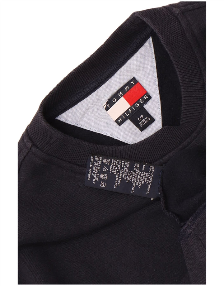 Tommy Hilfiger Herren-Sweatshirt, Pullover, klein, marineblau, Baumwolle