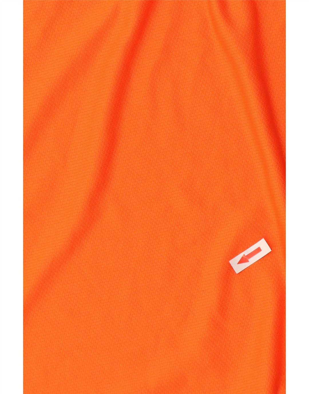 Nike Herren-Dri-Fit-Oberteil, langärmelig, groß, orangefarbenes Farbblock-Polyester