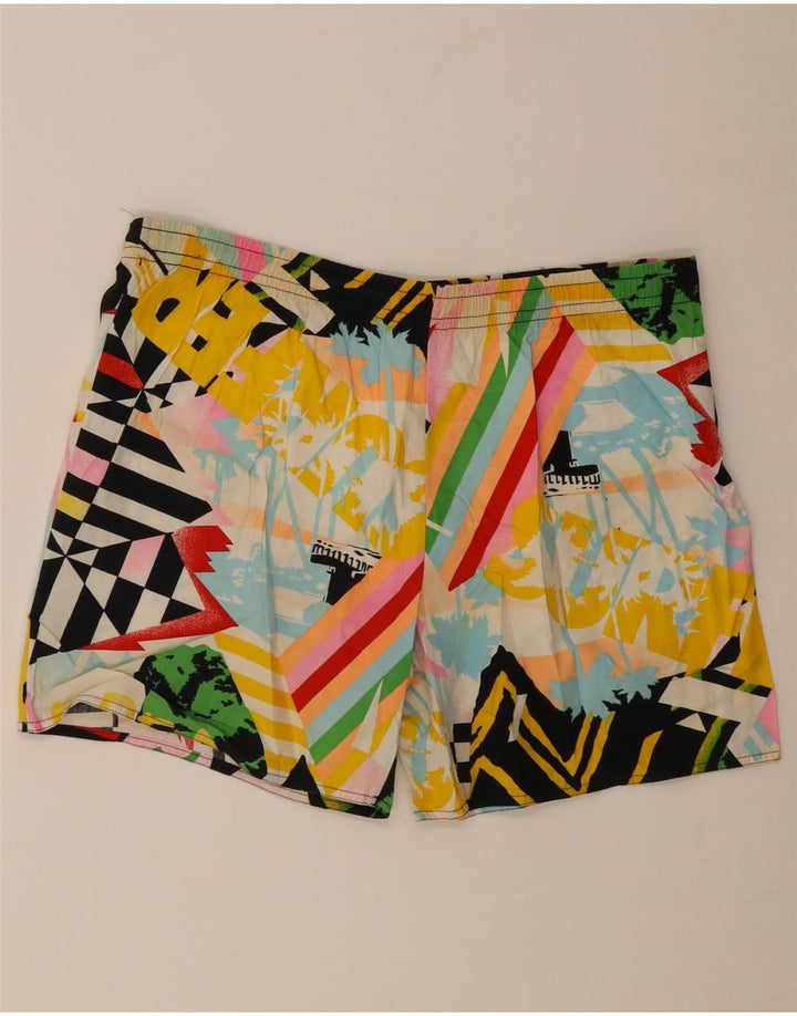 Vintage Herren Badeshorts 2XL Mehrfarbige geometrische Baumwolle