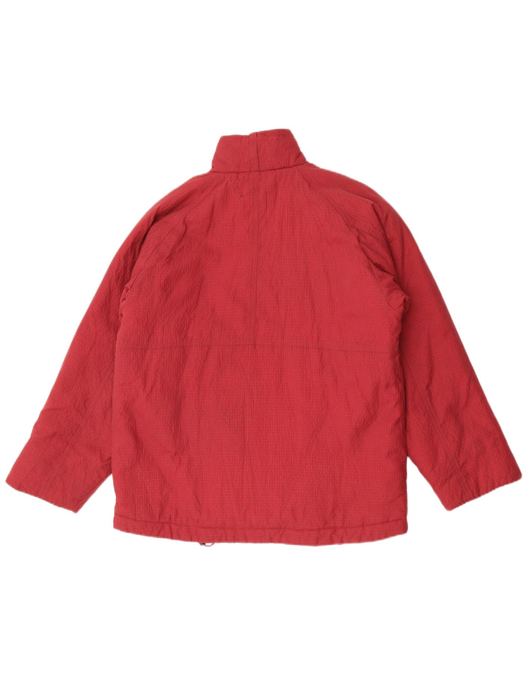 Nike Windjacke für Jungen, 12–13 Jahre, groß, bordeauxrot kariertes Nylon
