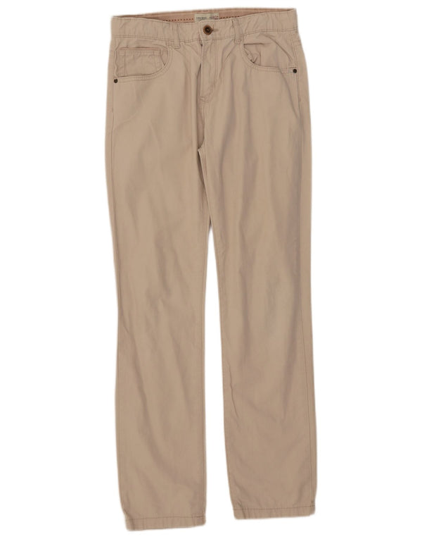 Gerade Freizeithose für Jungen von Zara, 13–14 Jahre, W28, L29, Beige, Baumwolle